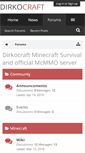 Mobile Screenshot of dirkocraft.net